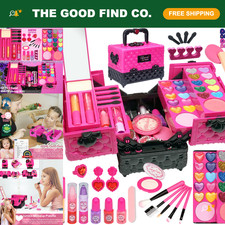 52 PCS Kids Makeup Set - Safe, Washable, Fun Princess Toys for Creative Play