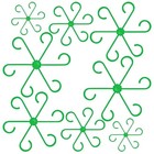 Efficient Plant Stem Support Set of 8 for Healthy Plant Growth and Stability