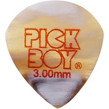 Pick Boy HandCrafted Natural Horn Jazz Guitar Pick 3.00 mm 1 Pack