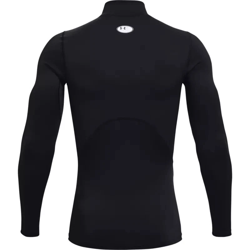 Maillot de compression à manches longues Under Armour ColdGear Mock Noir - Photo 2/4