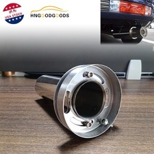 Universal Adjustable Removable Round Tip Insert For 4 Exhaust Muffler Silencer