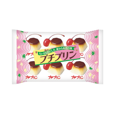 Japan Mini Custard Pudding Miyake Foods Petit Pudding 20g×6 Cups×12 bags