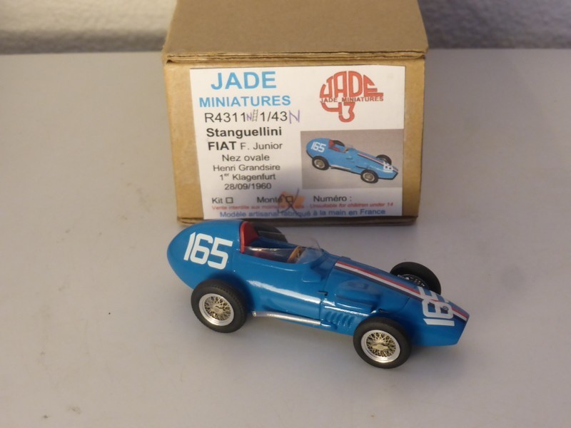 Stanguellini Fiat F.Junior miniature de collection Jade 1:43