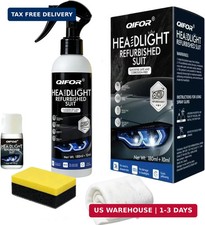 QIFOR Automotive Headlight Restoration kit - 6.76 fl oz | oxidized and yellowed