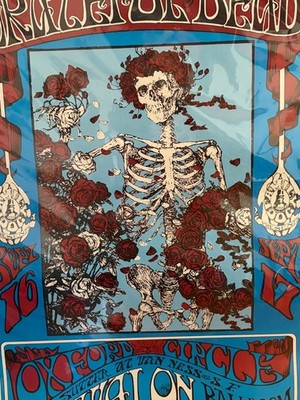 Grateful Dead Skeleton & Roses Avalon FD-26 RP006 1977 Kelly/Mouse