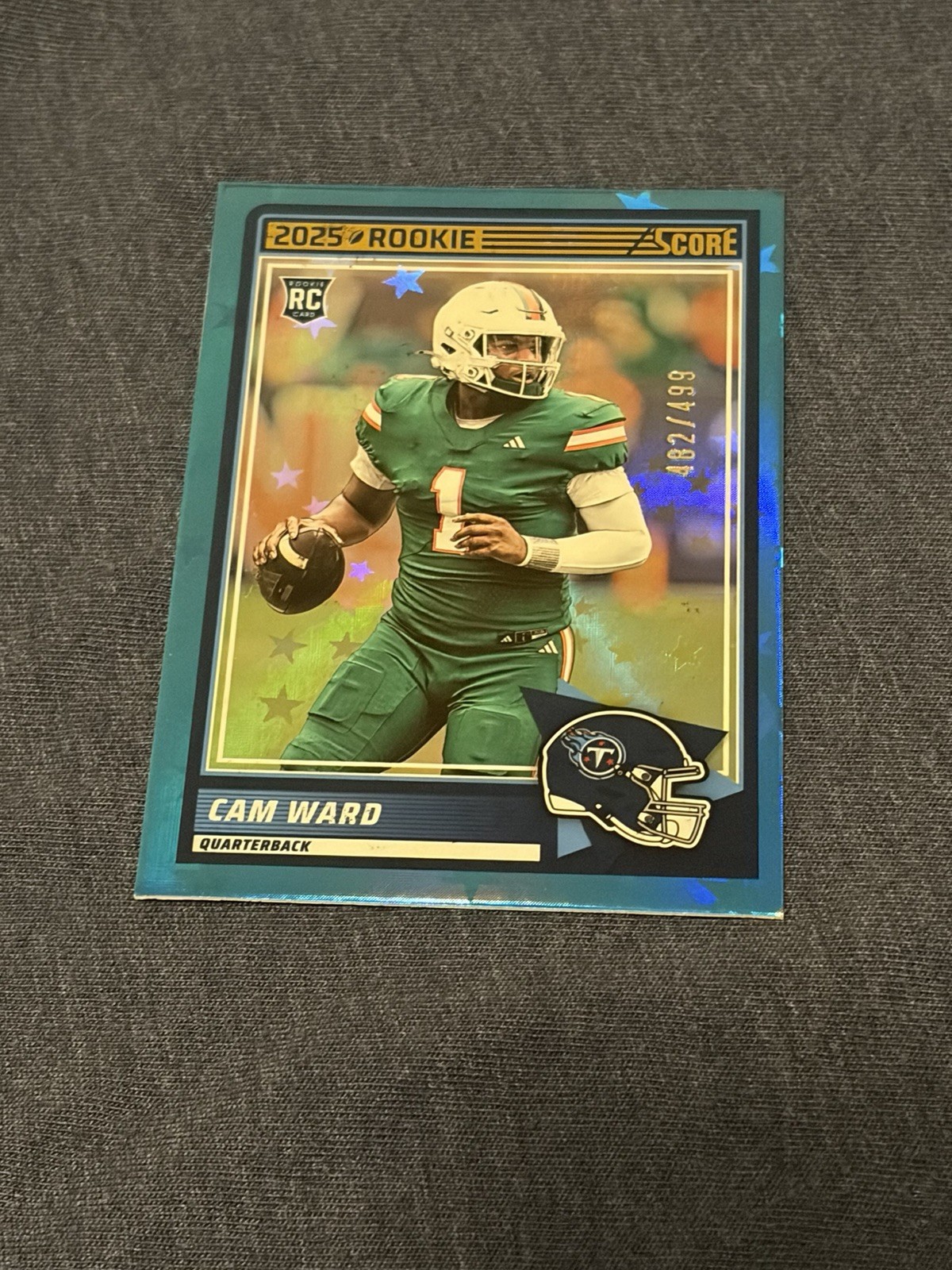 2025 Score - Rookies Cameron Ward #13 Stars /499 (RC)