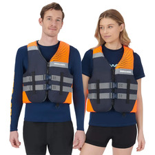 Sea-Doo Motion PFD Unisex Life Jacket Navy / Orange Size: Large - 2859760989