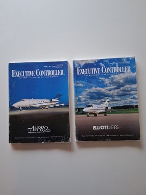 2 x Executive Controller Executive Aircraft Sales Books/Magazines. 2018/2019