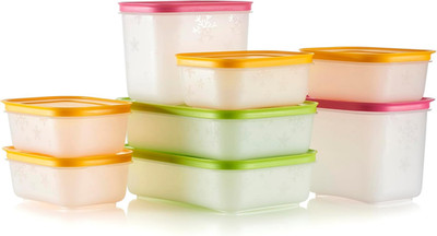 Freezer Mates Gen II 8 Piece Food Storage Container Set, Dishwasher Safe and BPA