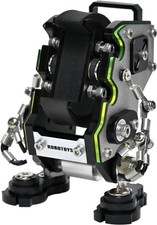 ROBOTOYS Robot Watch Stand Saffiano Silver ASW-01-SF-SV