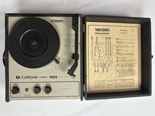 Califone 1430K Series Portable Phonograph VTG Tested & Working Great Condition
