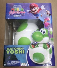 Hatchin' Yoshi The Super Mario Galaxy Movie Interactive Yoshi Figure NEW