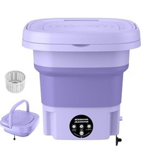 Mini Machine à Laver Pliable 8L avec Séchage Portable & Compact 220V