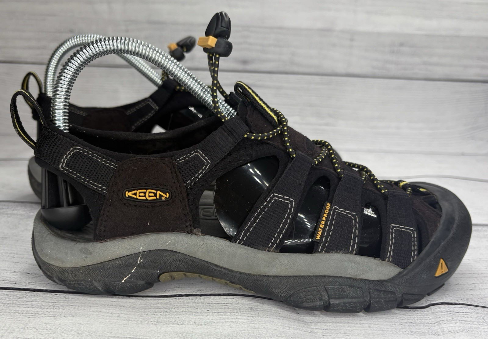 Scarpe Keen Donna 7.5 Nero Newport H2 Impermeabili Outdoor Escursionismo Sport Sandali