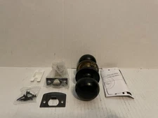 Probrico Black Round Door Handles With Hardware