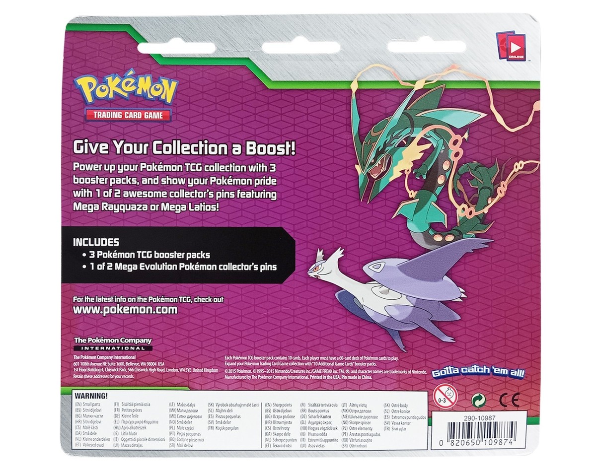 Pokemon TCG - XY Mega Evolution 3-Booster Blister Pack - Mega