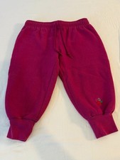 Vintage Circo Girls 3T Pink Fleece Sweatpants Embroidered Flower Joggers