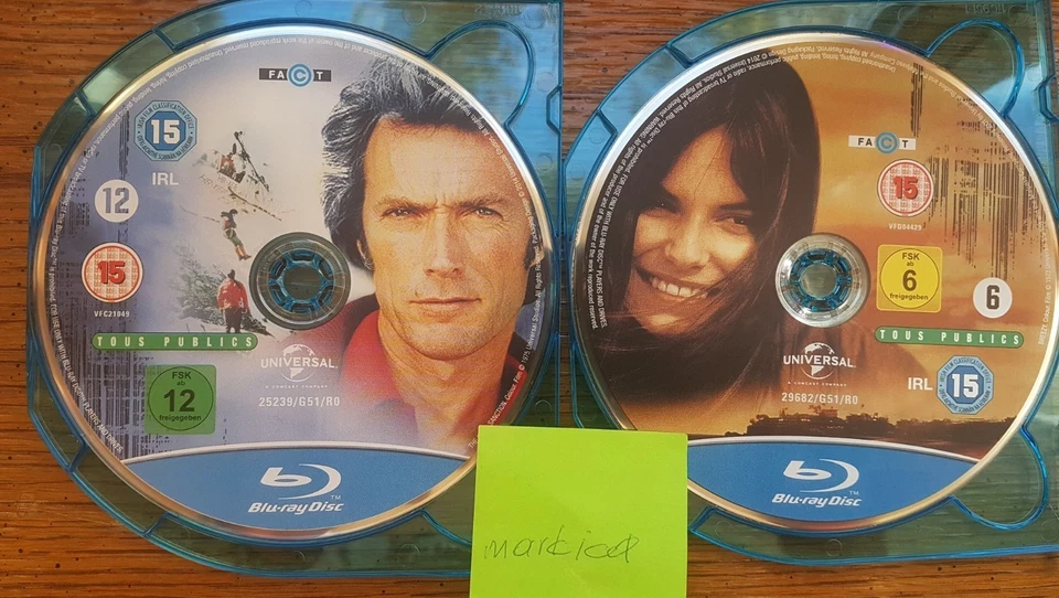 Clint Eastwood Blu Ray Collection Sammlung 6 Filme Movies like new rar rare - Bild 3 von 4