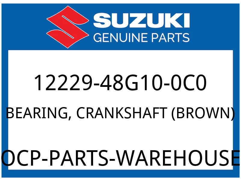 BEARING, CRANKSHAFT (BROWN)