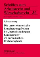 Julia Amlang | Die Unternehmerische Entscheidungsfreiheit Bei...