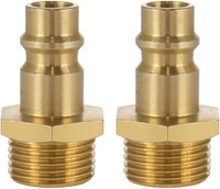 Poppstar 2X Druckluft-Stecknippel Nw 7,2 Mit 3/8 Zoll AußEngewinde