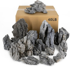 Dragon Stone Aquarium Rock Seiryu Stone for Aquariums, Fish Tanks, Bonsai, Terra