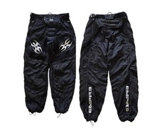 Empire Paintball Padded Pants Black Size M 34–36 Adjustable Pro Gear Reinforced