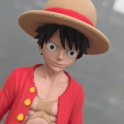 Action Figuren Monkey D. Ruffy One Piece Gelenkig Mehrfarbig 3D Druck