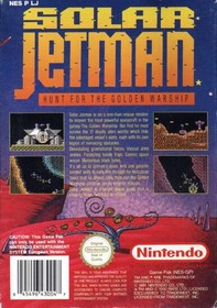 Juego Nintendo NES - M&oacute;dulo Solar Jetman PAL-B