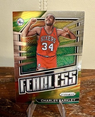 Panini Prizm 22-23 Charles Barkley 76ers Fearless #2 - NEW