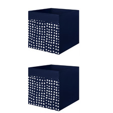 2x IKEA DRONA Storage Boxes for Kallax Shelving Unit Organizer 33x38x33cm