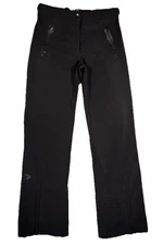 Polar Edge Woman Size Small Black Snow-Ski Pants  Water Resistant Wind Proof