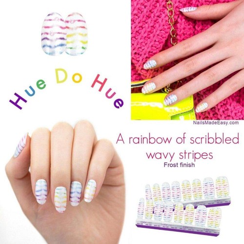 COLOR street nails hue do hue tie dye retired htf