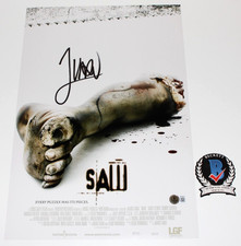 DIRECTOR JAMES WAN SIGNED 'SAW' 12x18 MOVIE POSTER HORROR ICON BAS BECKETT COA
