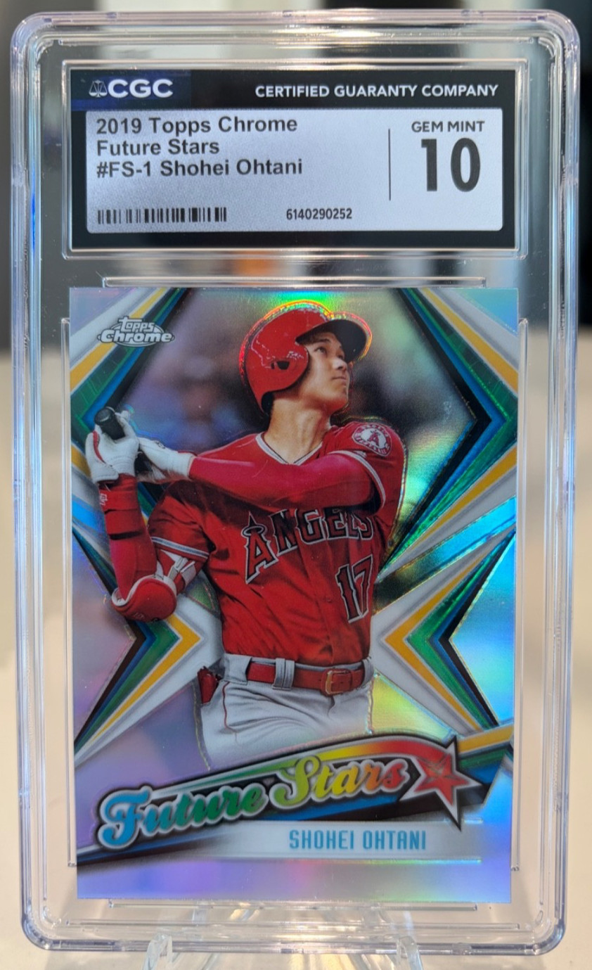 2019 Topps Chrome Future Stars Shohei Ohtani LA Angels CSG 10 GEM MINT