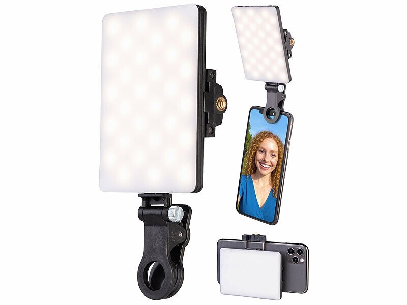 Lampe selfie smartphone rechargeable 60 LED pour effacer les ombres