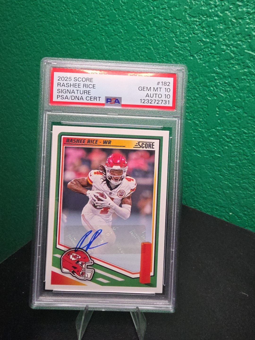 2025 Score - Rashee Rice #182 Signatures (AU)