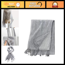 Lightweight Summer Scarf Shawl Wrap - Linen Feel, Unisex Fashion Accessory
