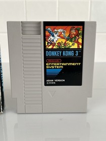 Donkey Kong 3 (1984) Nintendo Entertainment System NES Asian Version Boxed ASI