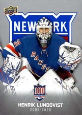 Henrik Lundqvist 2025-26 Upper Deck New York Rangers Centennial #65 NH ID:159117