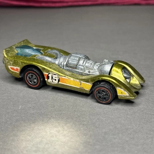 HOT WHEELS Redline, JET  Threat, Hong Kong, YELLOW,COCKPIT CANOPY Comes Off