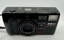 Nikon Tele Touch AF 35mm Film Camera 35-70mm Zoom Untested Point Shoot