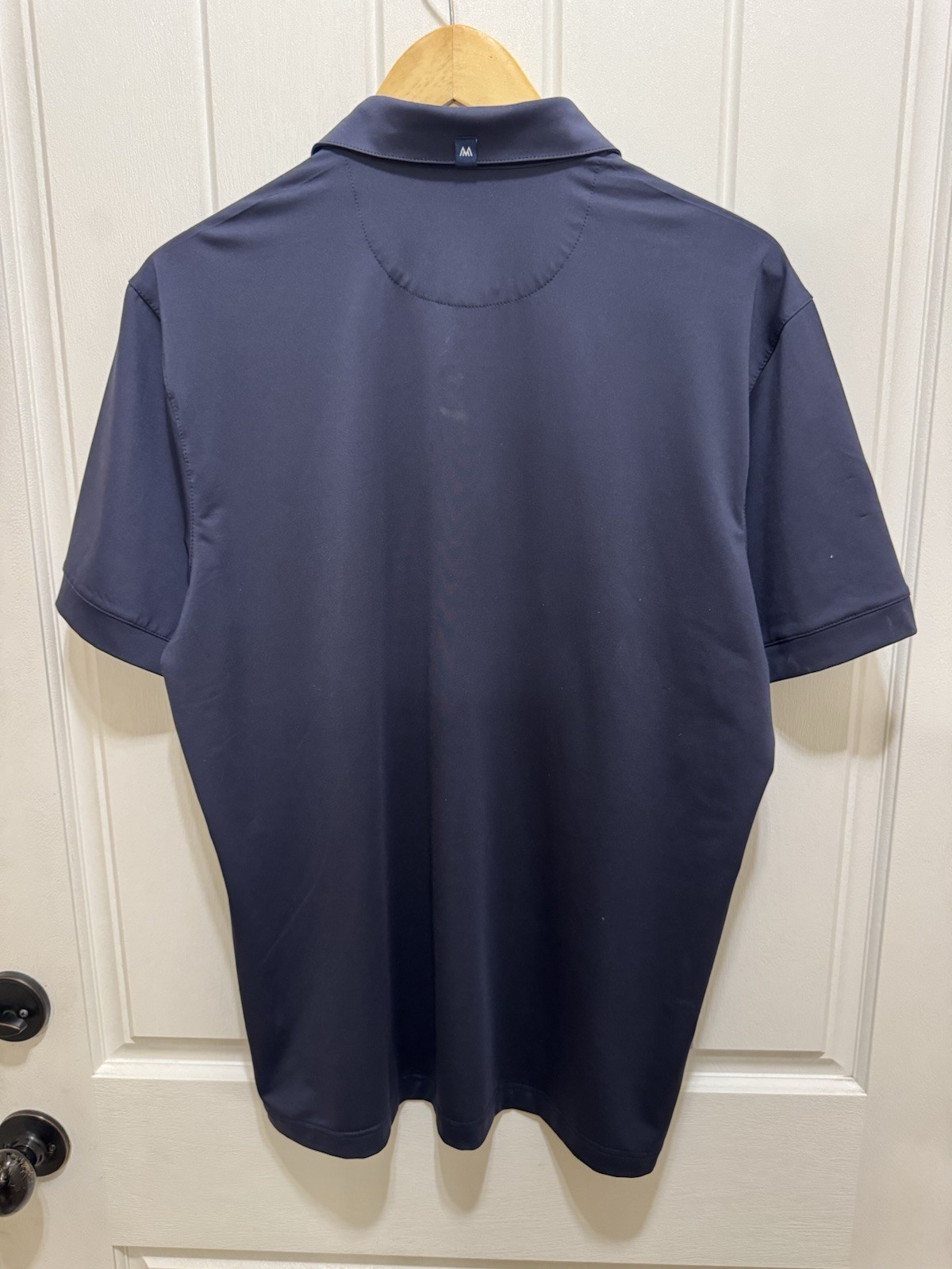 Mizzen Main Medium Classic Navy Versa SS Polo New With Tags Golf Dress Logo