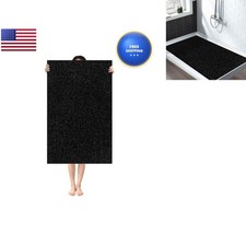 MARIBUR 47.2 x 31.5" Non Slip Shower Stall Mat PVC with Drain Hole