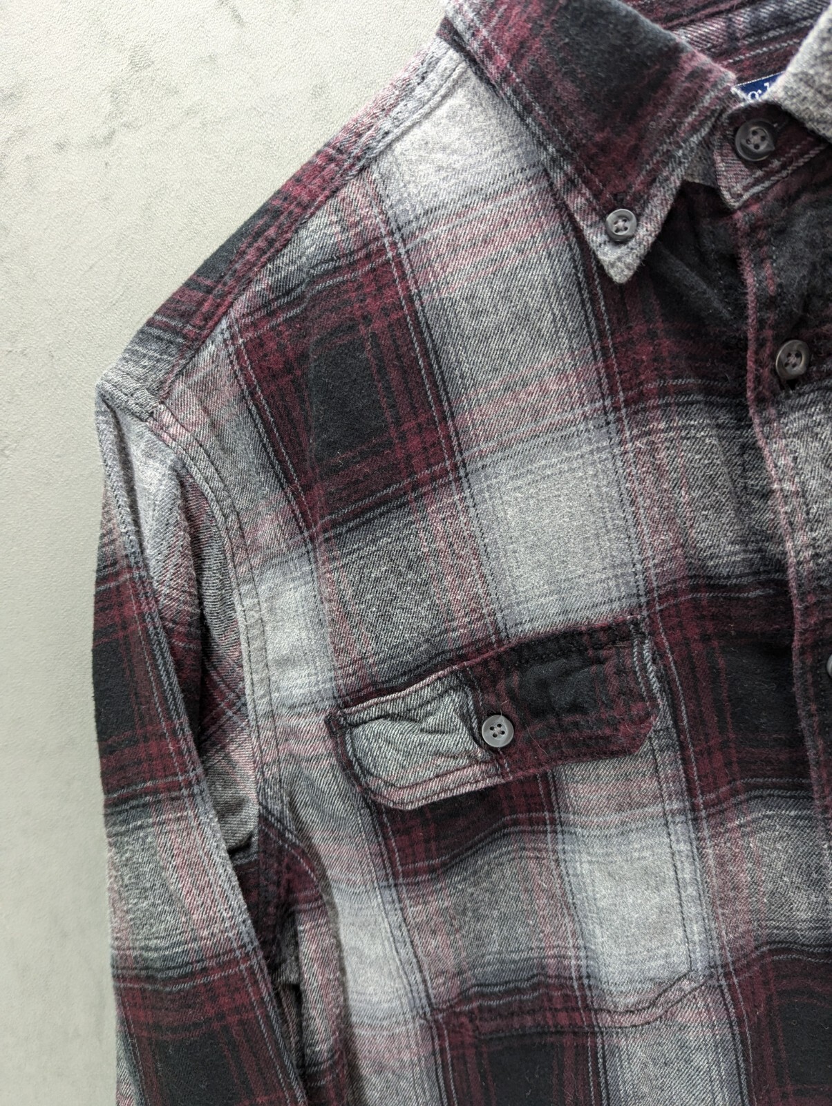 Flannel Lumberjack Shirt Men's Size Medium Plaid Cotton Imported From The USA image 6