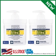2PCS Set Advanced Clinicals Retinol Body Lotion + Brightening Vitamin C Cream