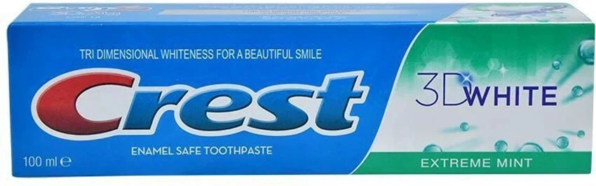 Crest 3D Extreme Mint toothpaste for white teeth 100 ml - Pack Of 2 - Image 2 of 2
