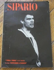 SIPARIO 207 1963 ALBERTAZZI AMLETO VERA VERK TOMIZZA DE BOSIO FERRUCCIO SOLERI