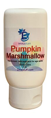 Diva Stuff Nourishing Hand Cream with Kojic Acid for Sun and Age Spots, Pumpkin 