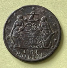 1863 Hard Times Token-F&L Ladner-Philadelphia 